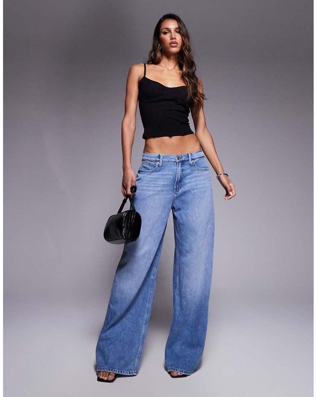 GOOD AMERICAN Blue Weightless Good Standard Ease Jeans