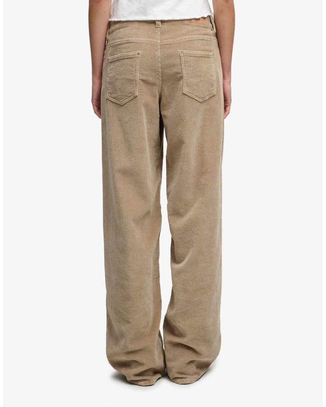 Superdry Natural Mid Rise Baggy Jumbo Cord Pants