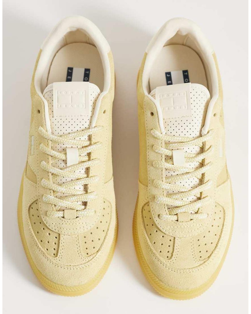 Tommy Hilfiger Natural Greenwich Suede Trainers