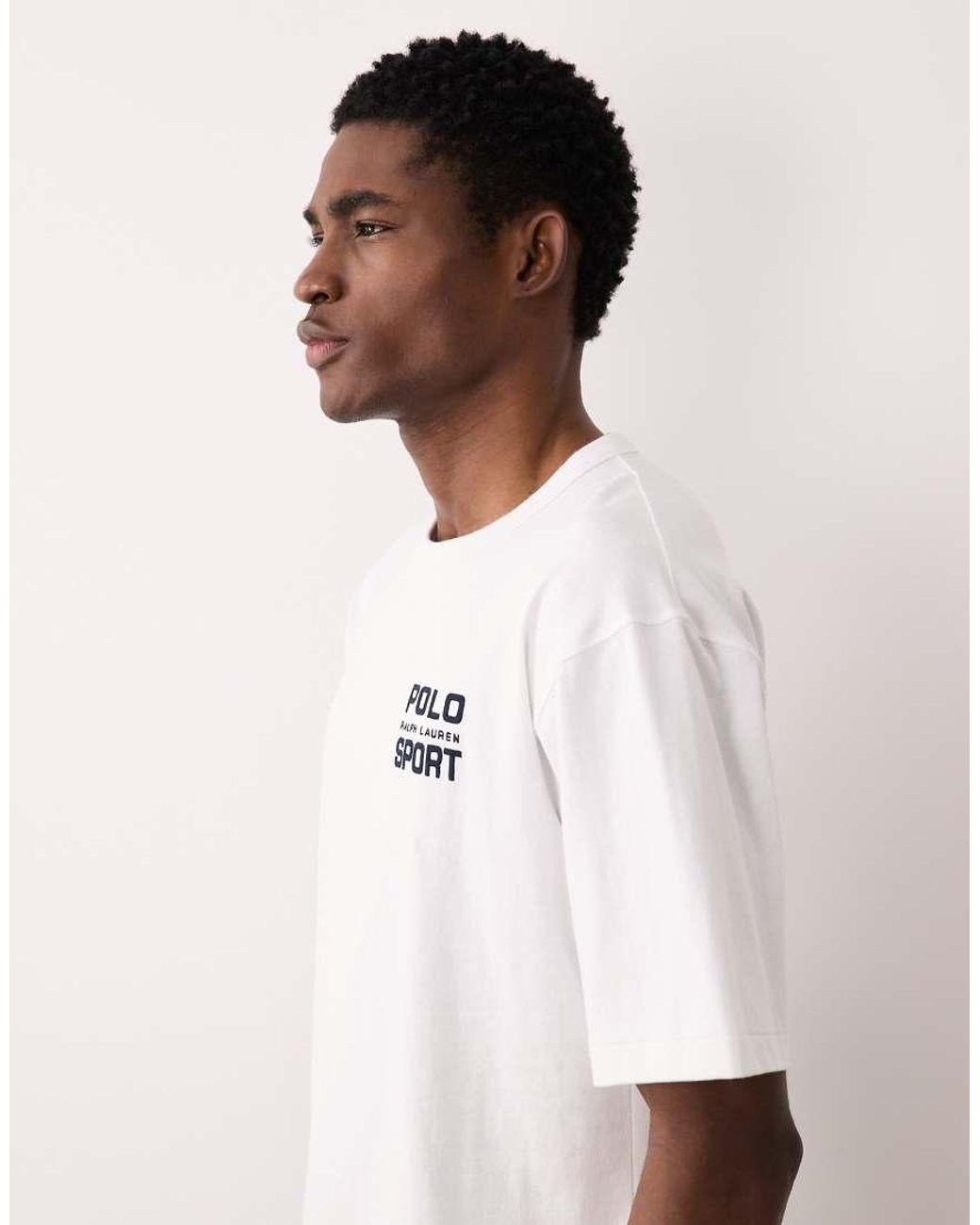 Polo Ralph Lauren Natural Sport Relaxed Fit Heavyweight Back Print T-Shirt for men