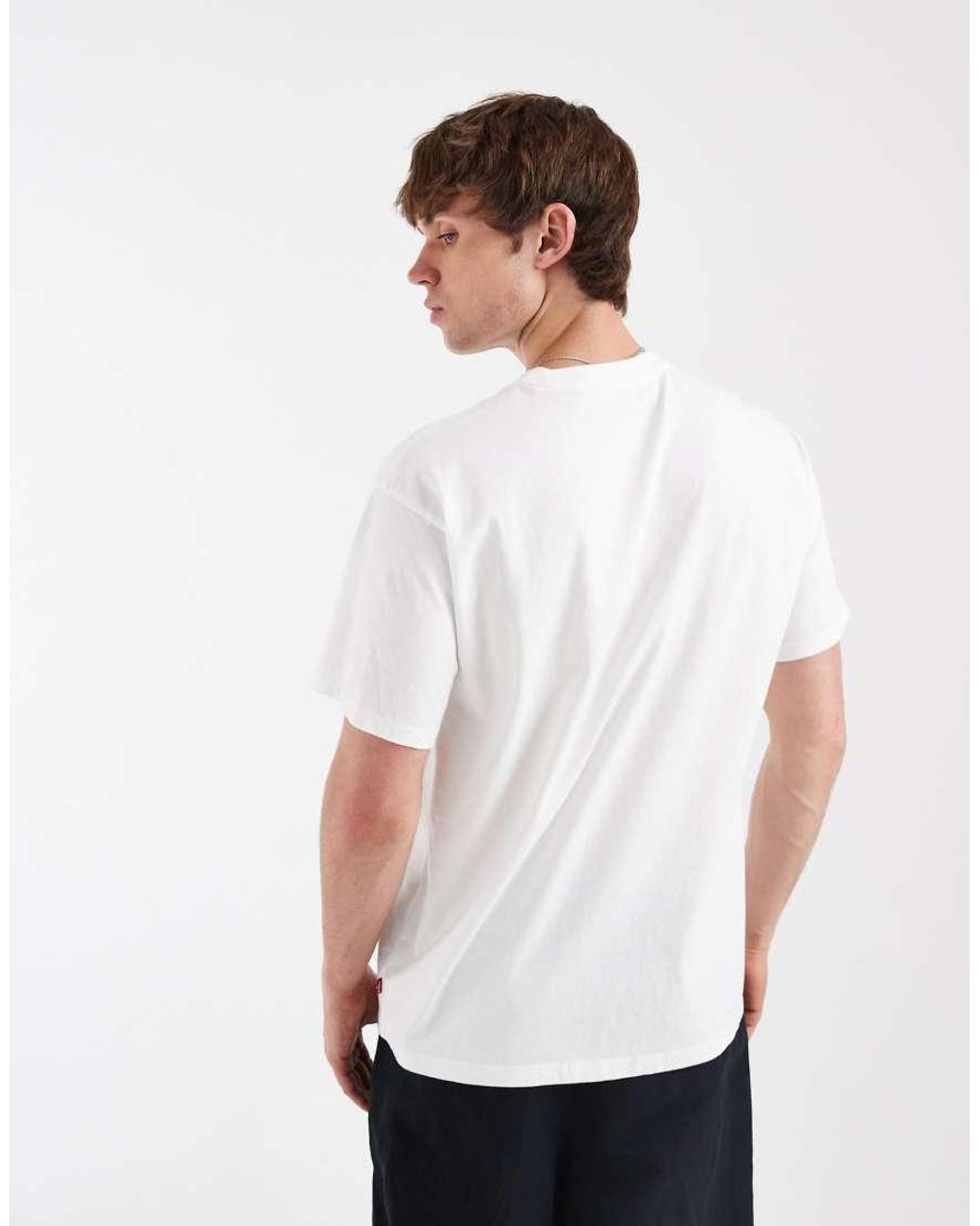Levi's White Chest Logo T-Shirt for men