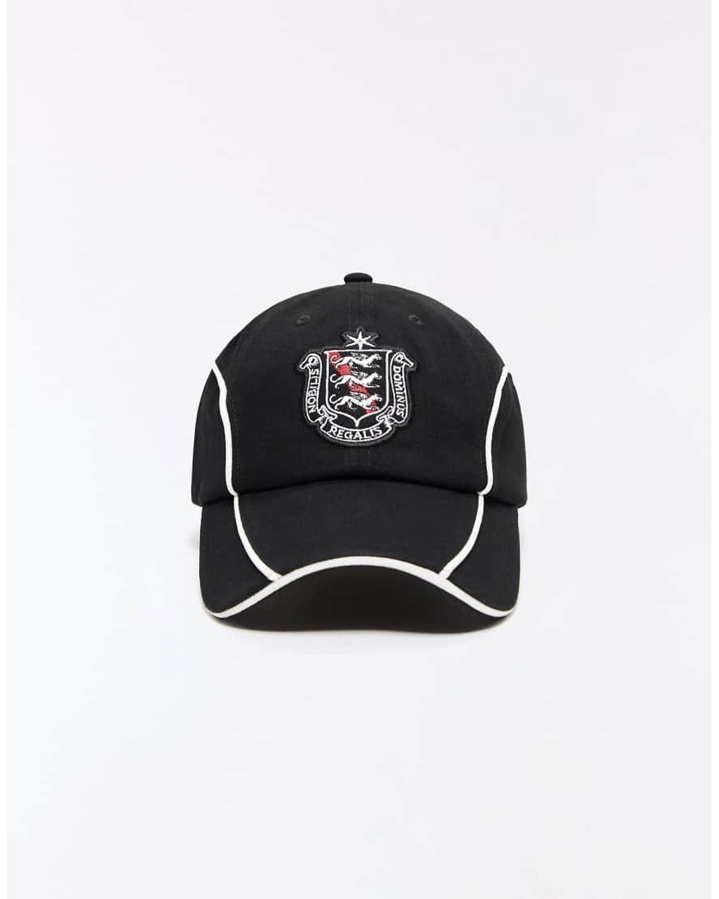 Bershka White Embroidered Cap for men