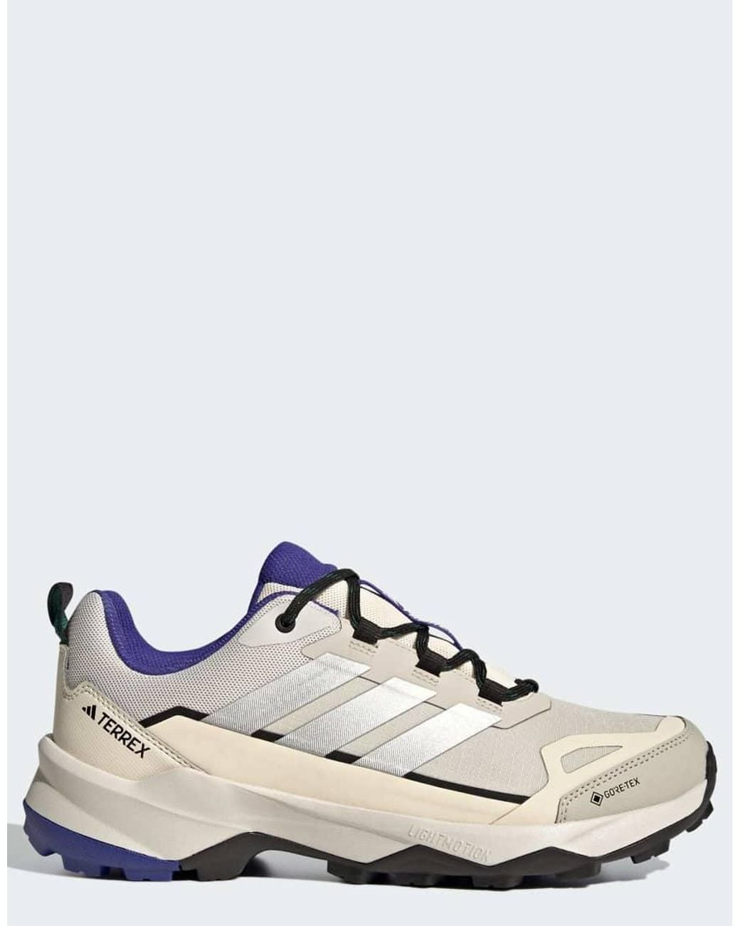 Adidas Originals White Terrex Skychaser Ax5 Gore-Tex Hiking Shoes for men