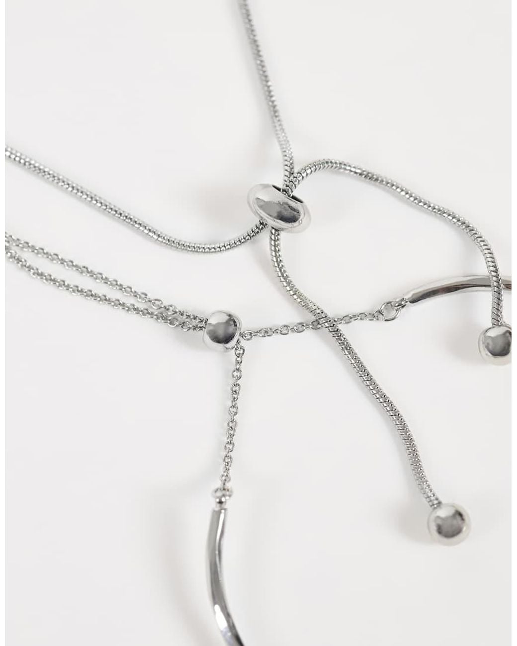 ASOS White Pack Of 2 Bracelets With Simple toggle Detail