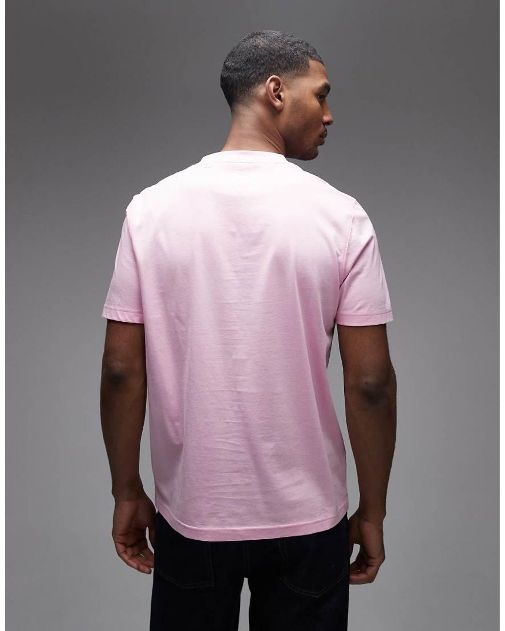 Tommy Hilfiger Pink Script Monogram T-Shirt for men
