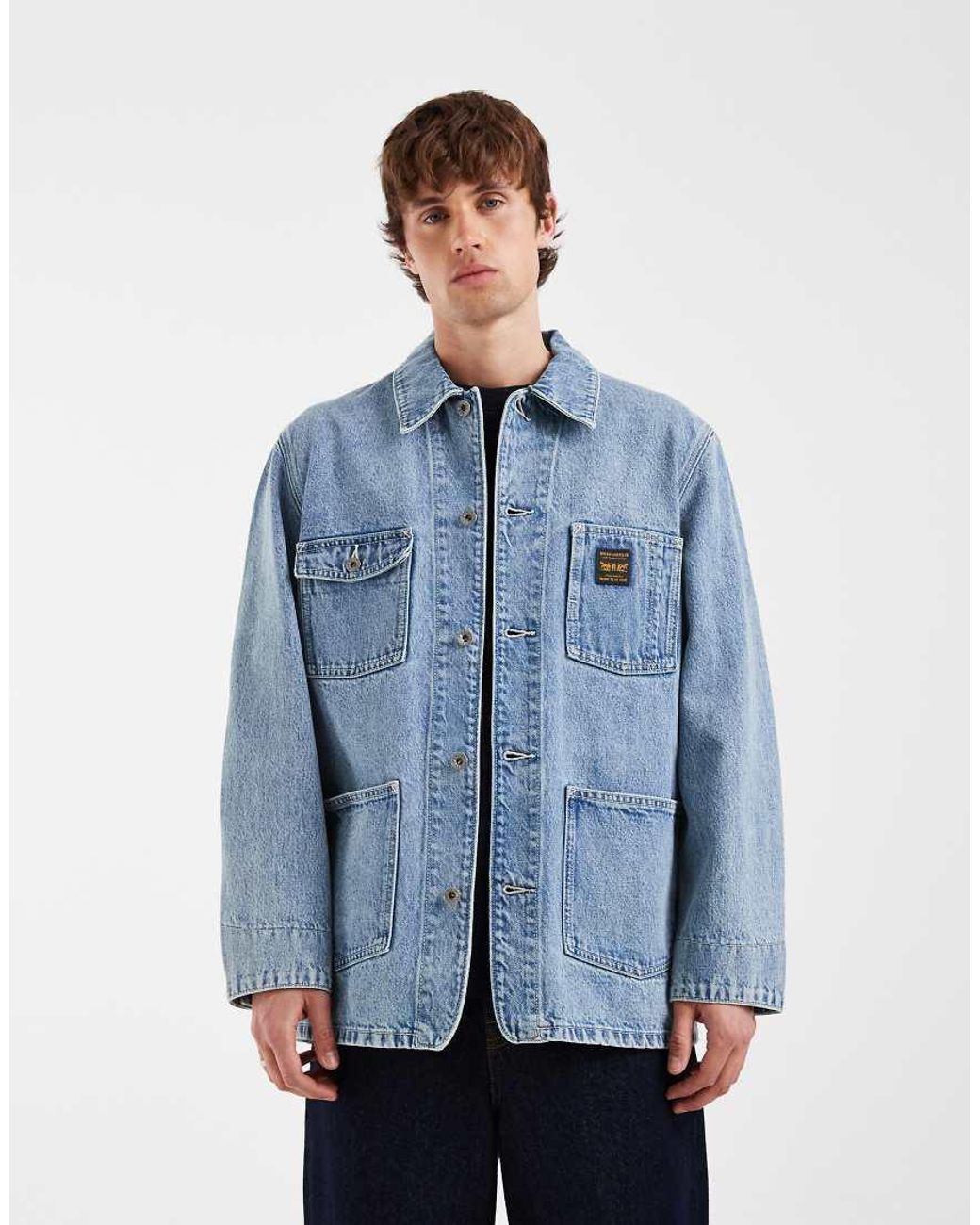 Levi's Blue Workwear Berkley Denim Chore Jacket for men