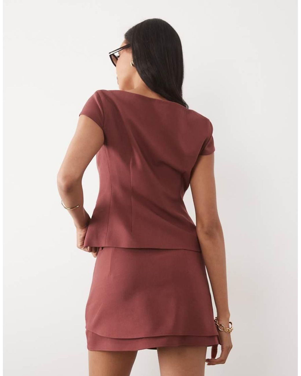 ASOS Tailored Wrap Mini Skort
