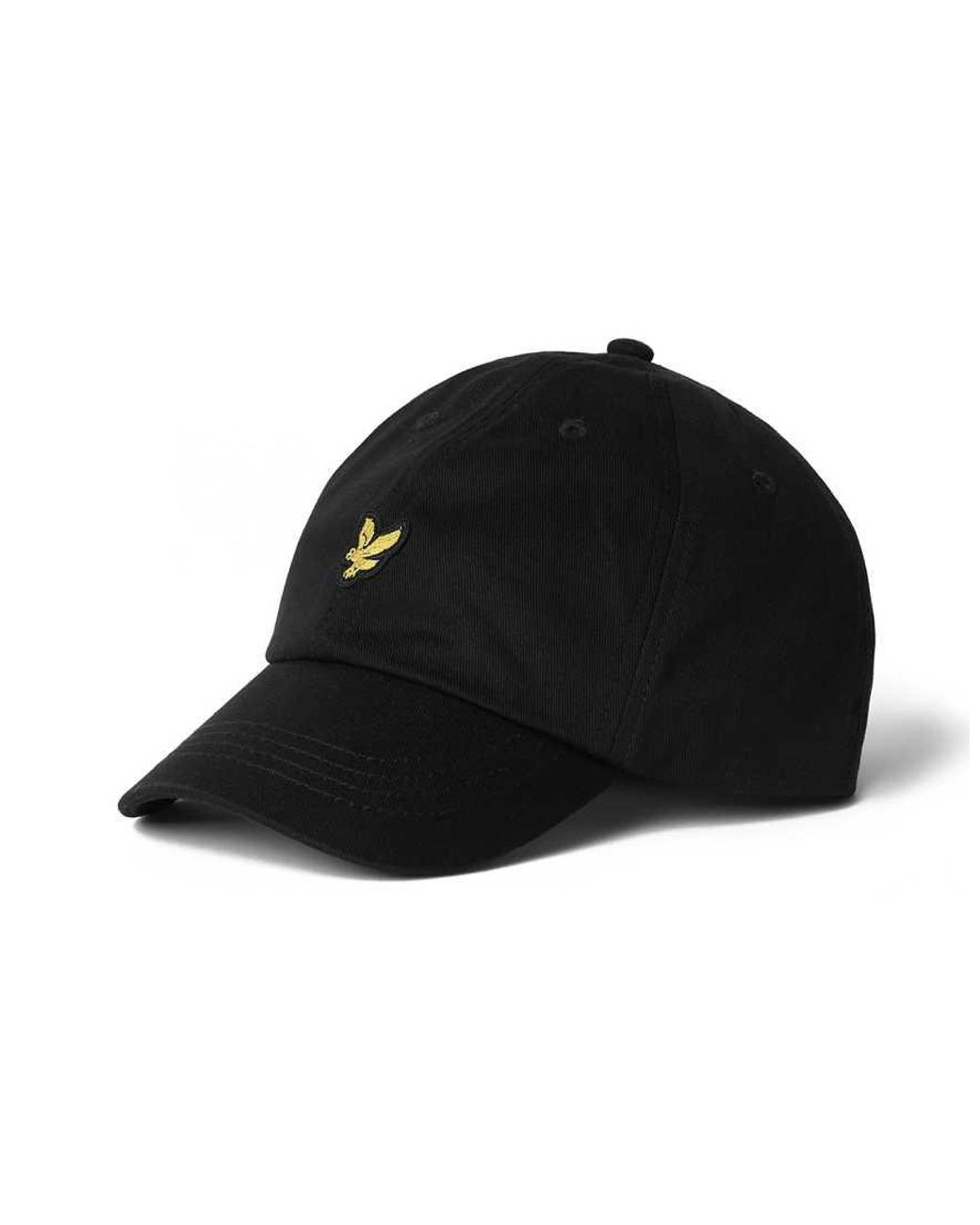 Lyle & Scott Black Headwear Baseball Cap for men