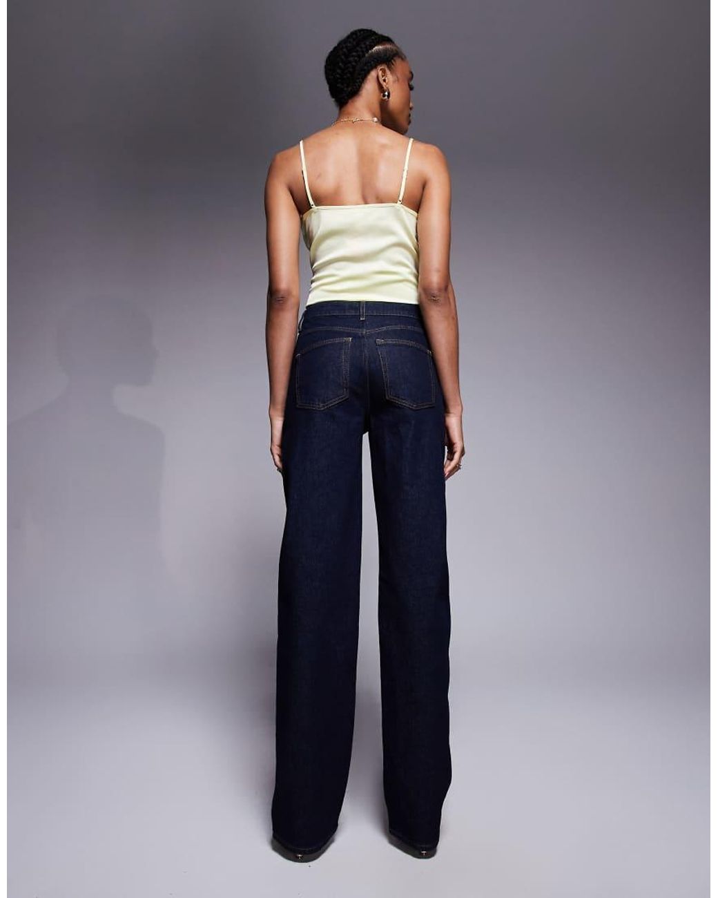 ASOS Blue Asos Design Tall Comfort Stretch Straight Leg Jean