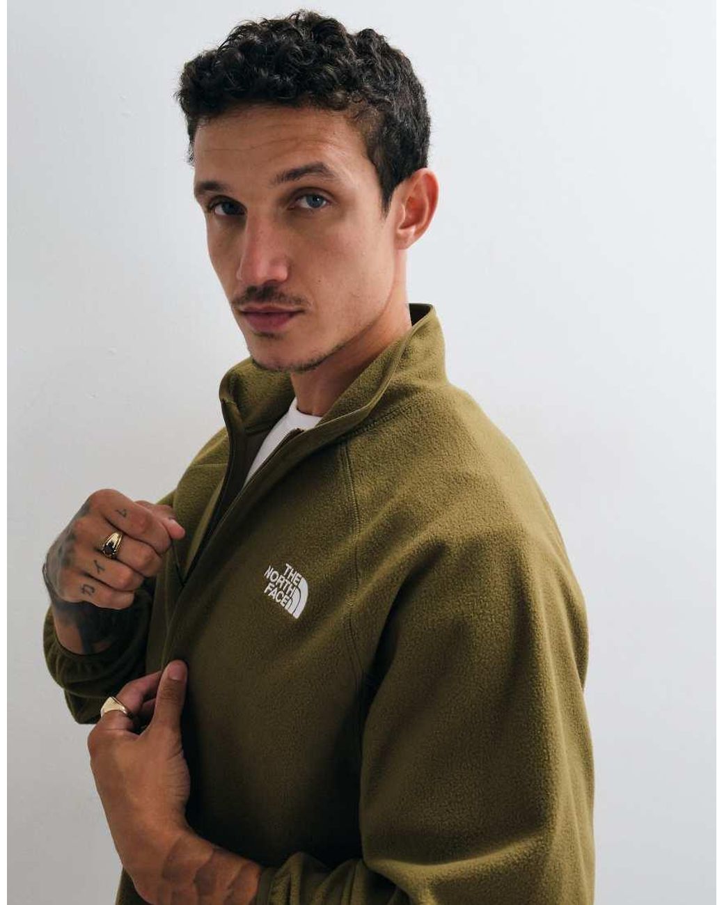 The North Face Green Oxara Full Zip Fleece for men