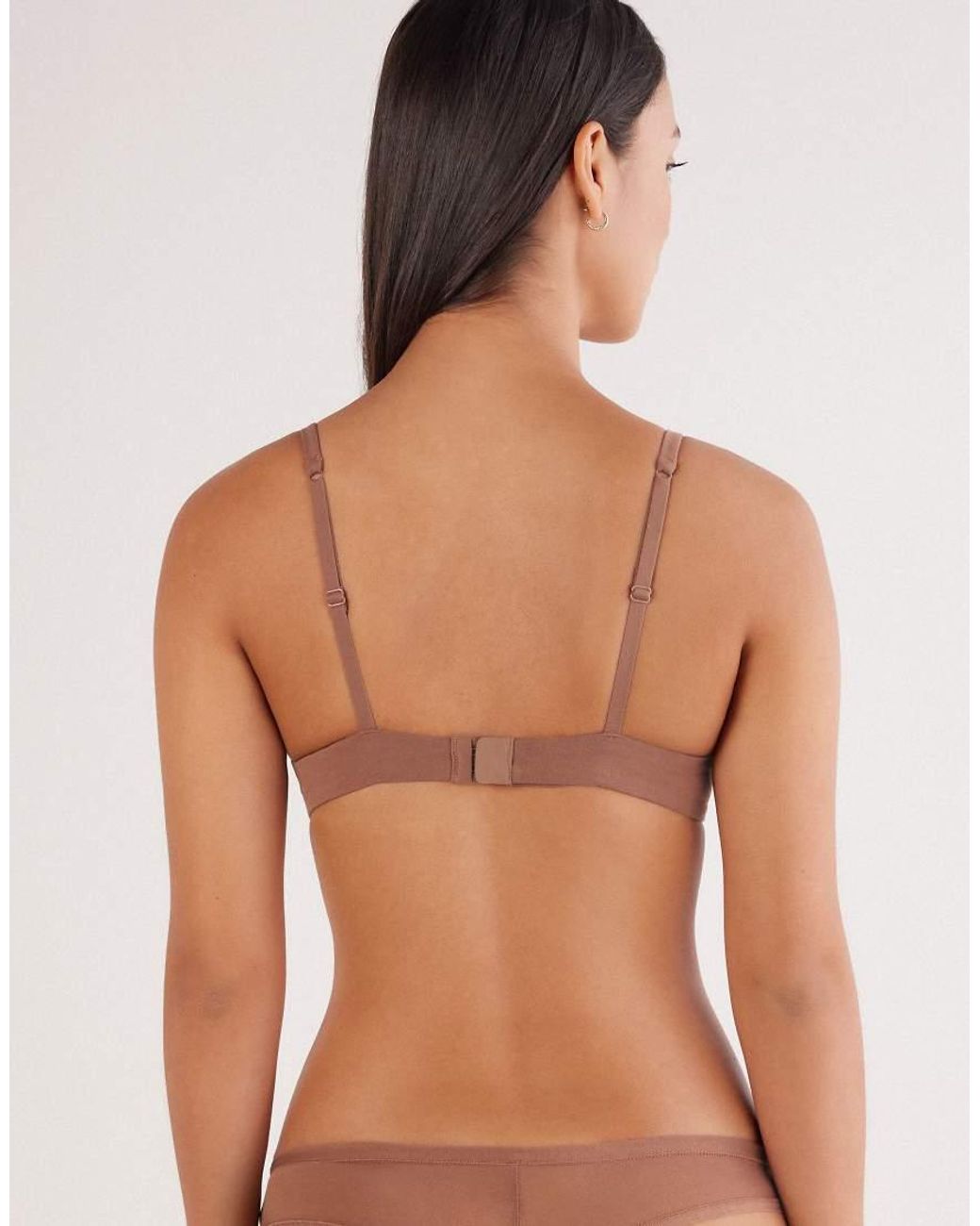 Intimissimi Natural Sofia Ultralight Cotton Balconette Bra