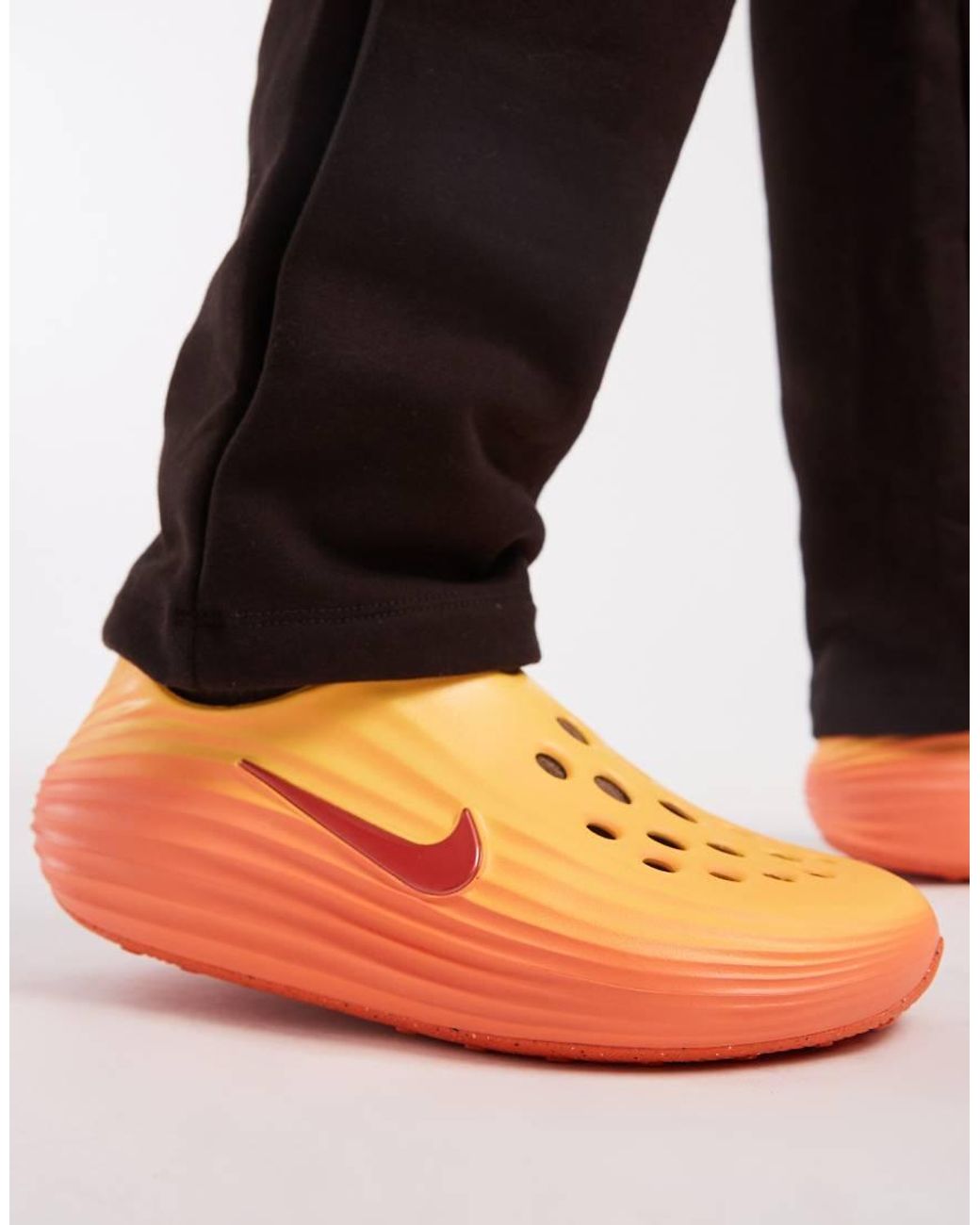 Nike Black Reactx Sliders for men