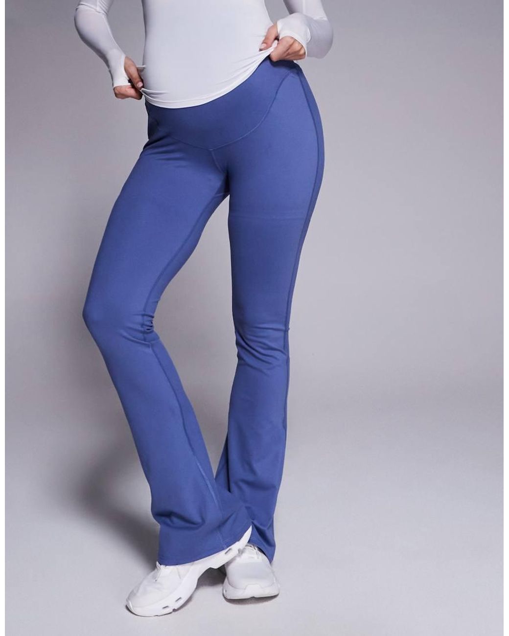 4505 Blue Maternity Icon High Waist Slim Kick Yoga legging