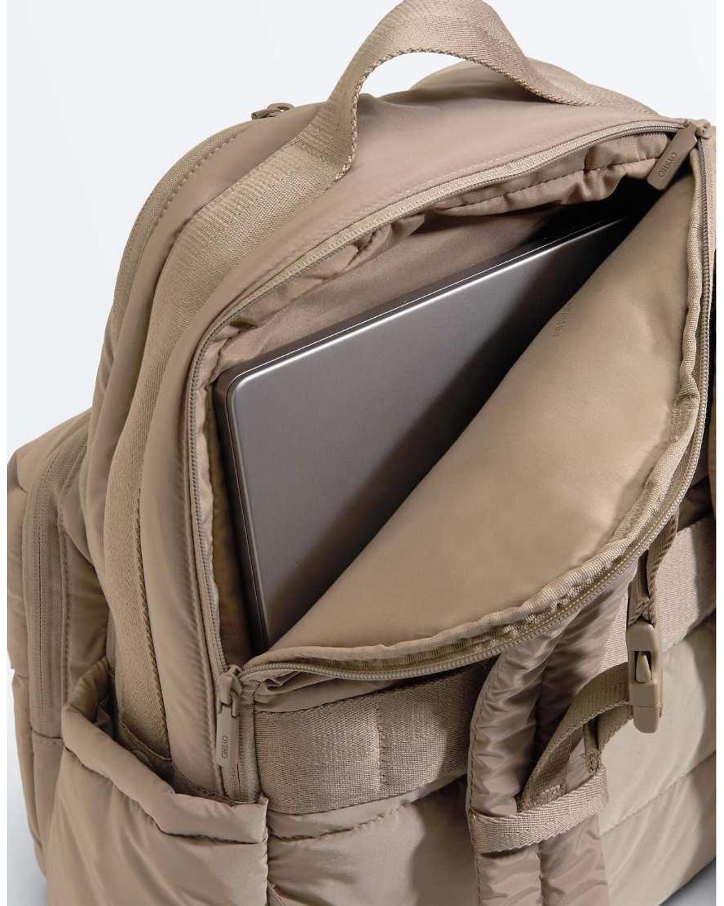 Oysho Brown Maxi Maternity Backpack