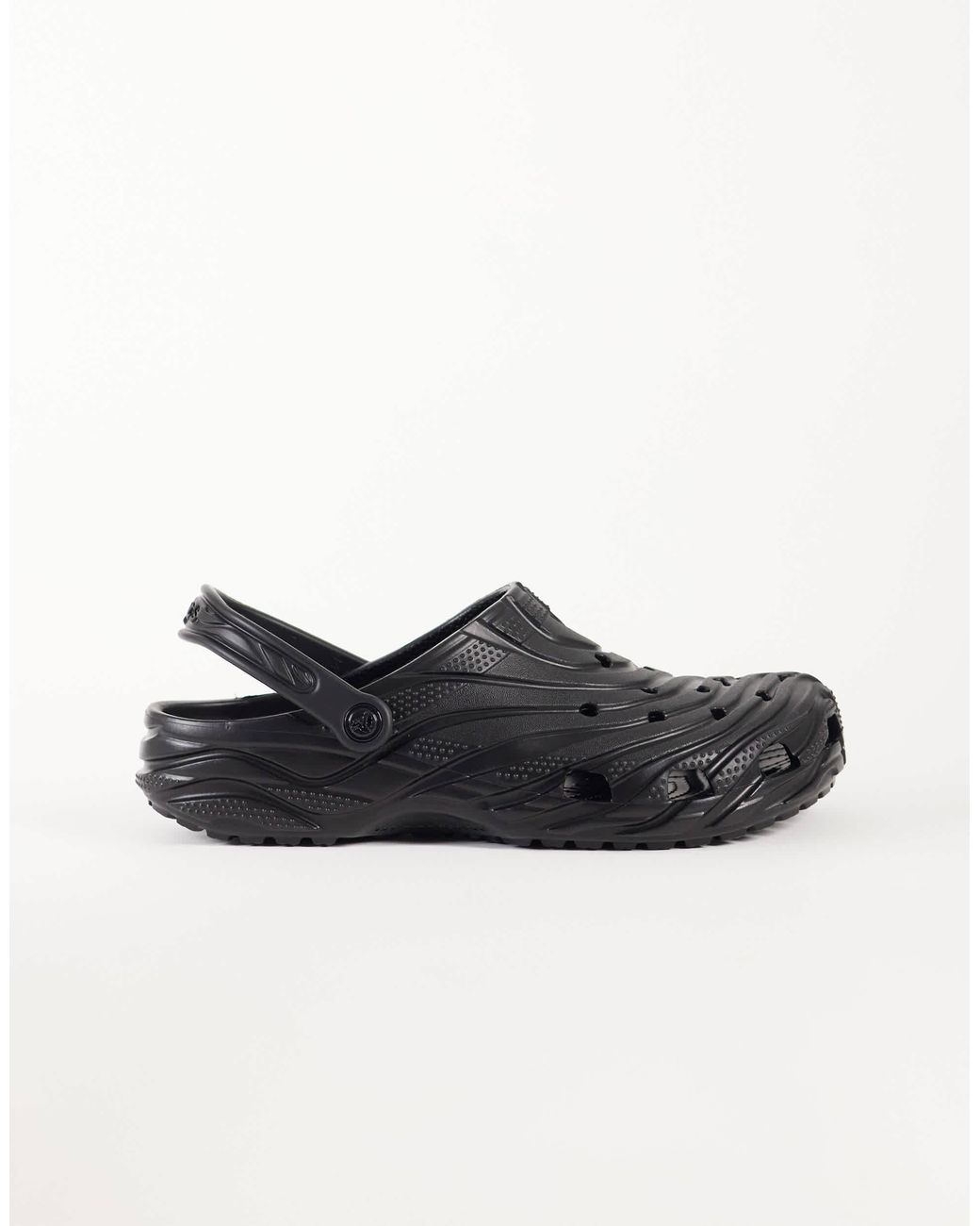 CROCSTM Black Classic erosion clogs