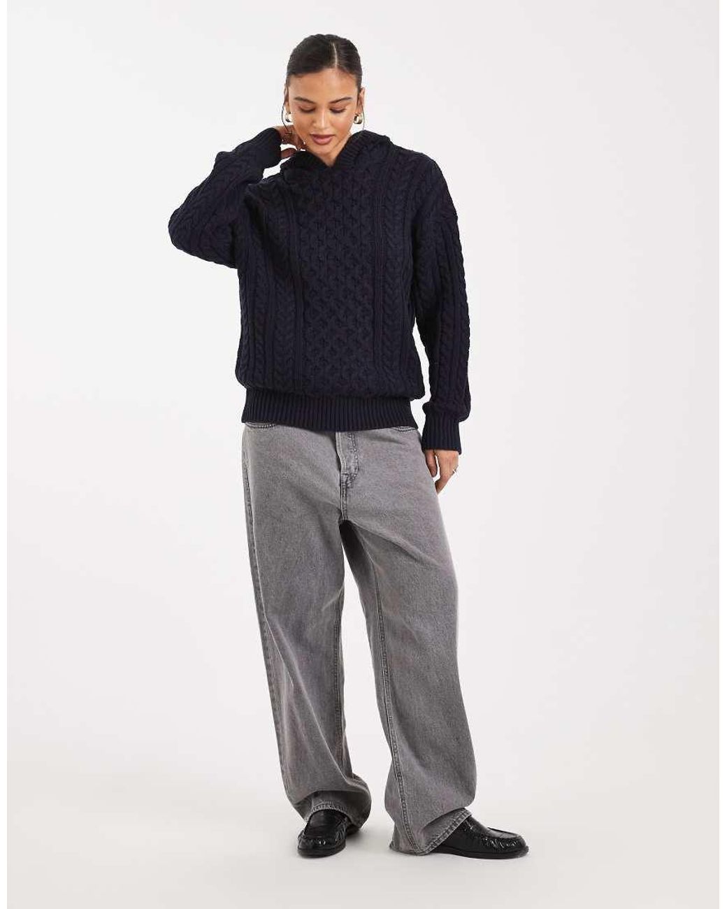 Cotton On Blue Cable Knit Jumper