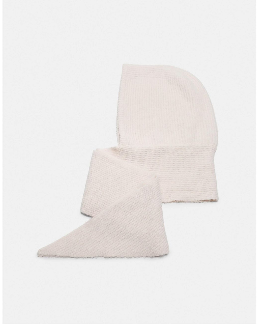 Stradivarius Natural Balaclava