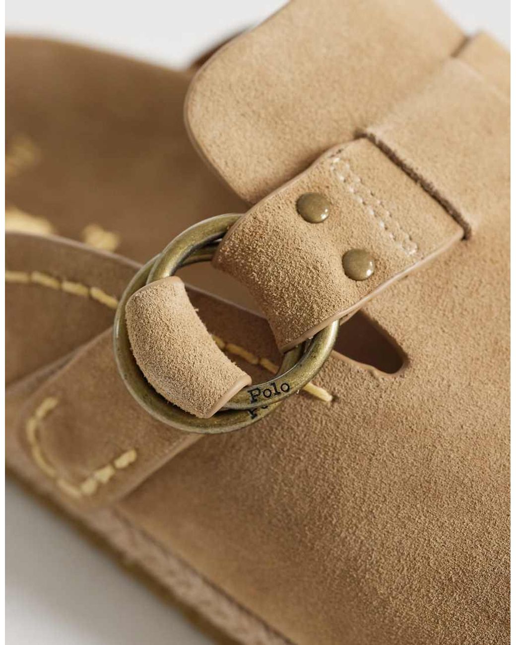 Polo Ralph Lauren Natural Turbach Suede Clog Sandal for men