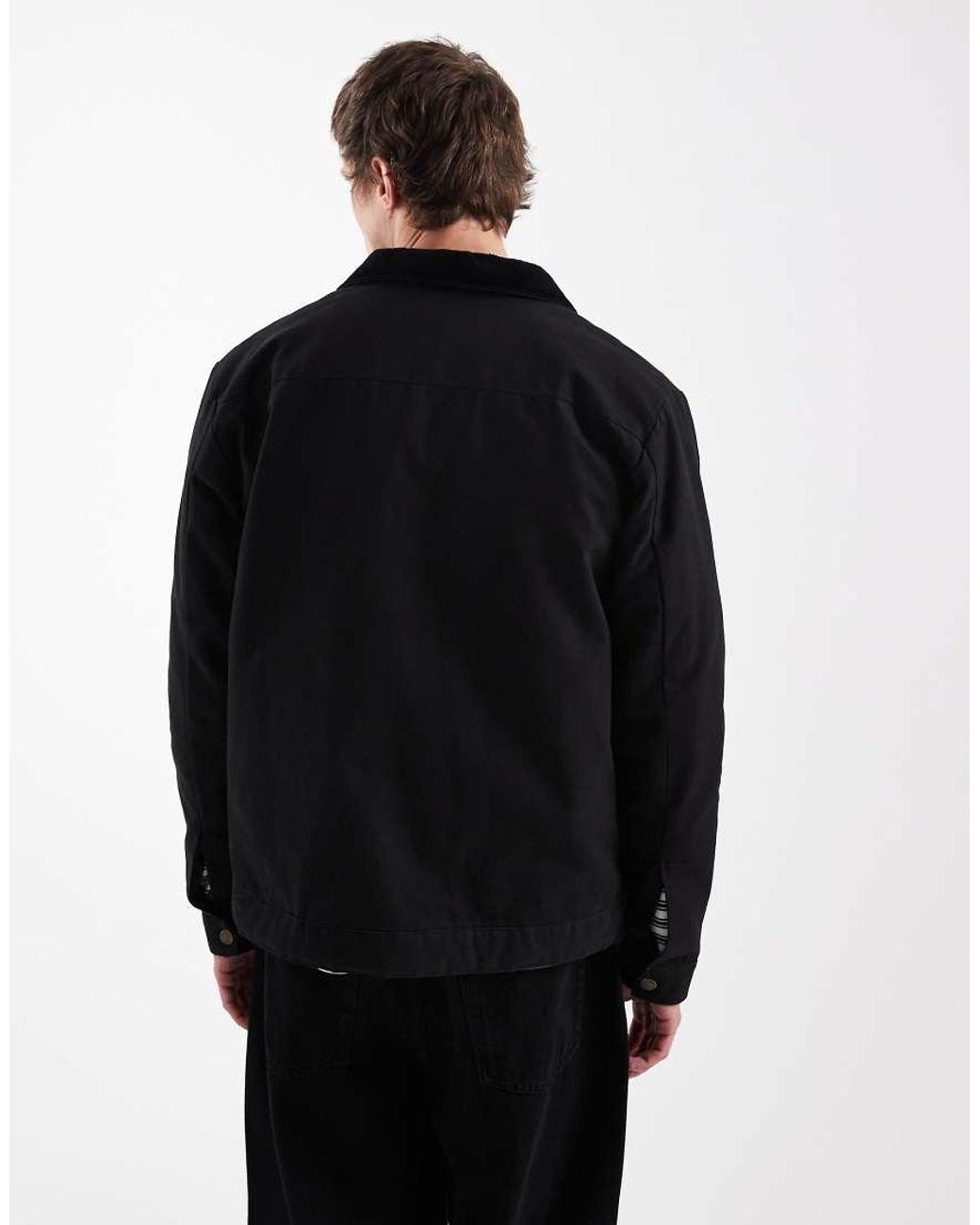 Giacca Barn di Threadbare in Black da Uomo