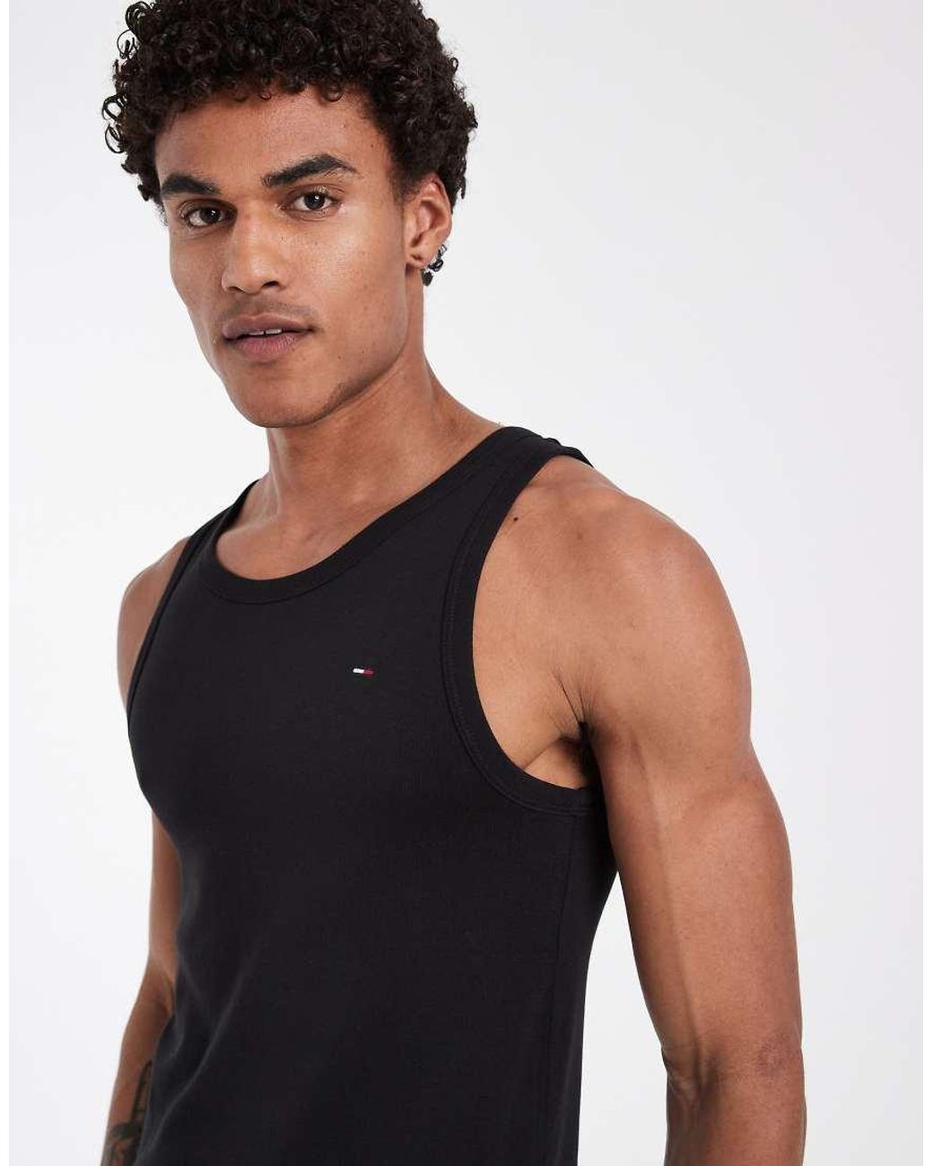 Tommy Hilfiger White 2-Pack Slim Fit Vests for men