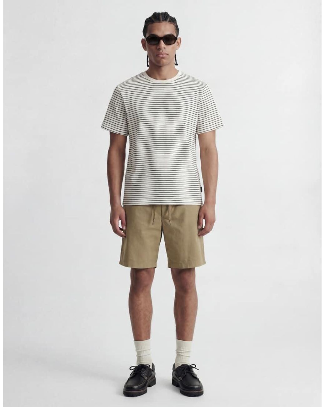 Jack & Jones Natural Drawstring Chino Shorts for men
