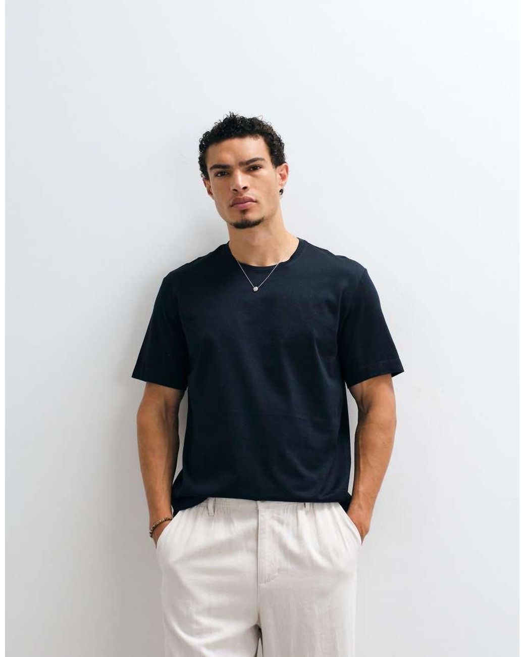 Mango Blue T-shirt for men