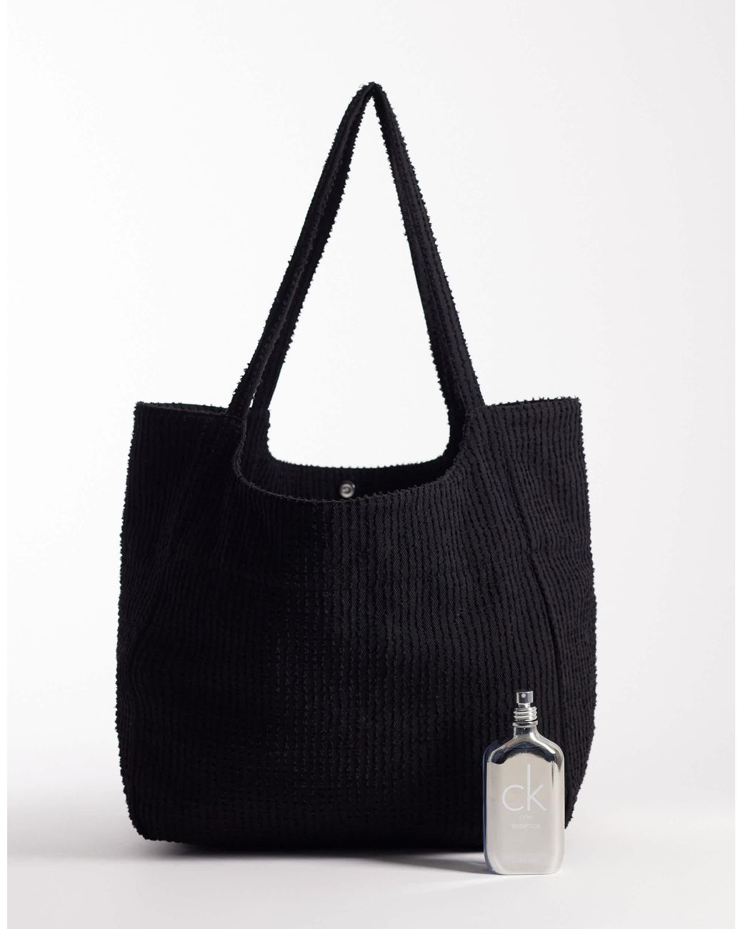 ASOS Black Textured Tote for men