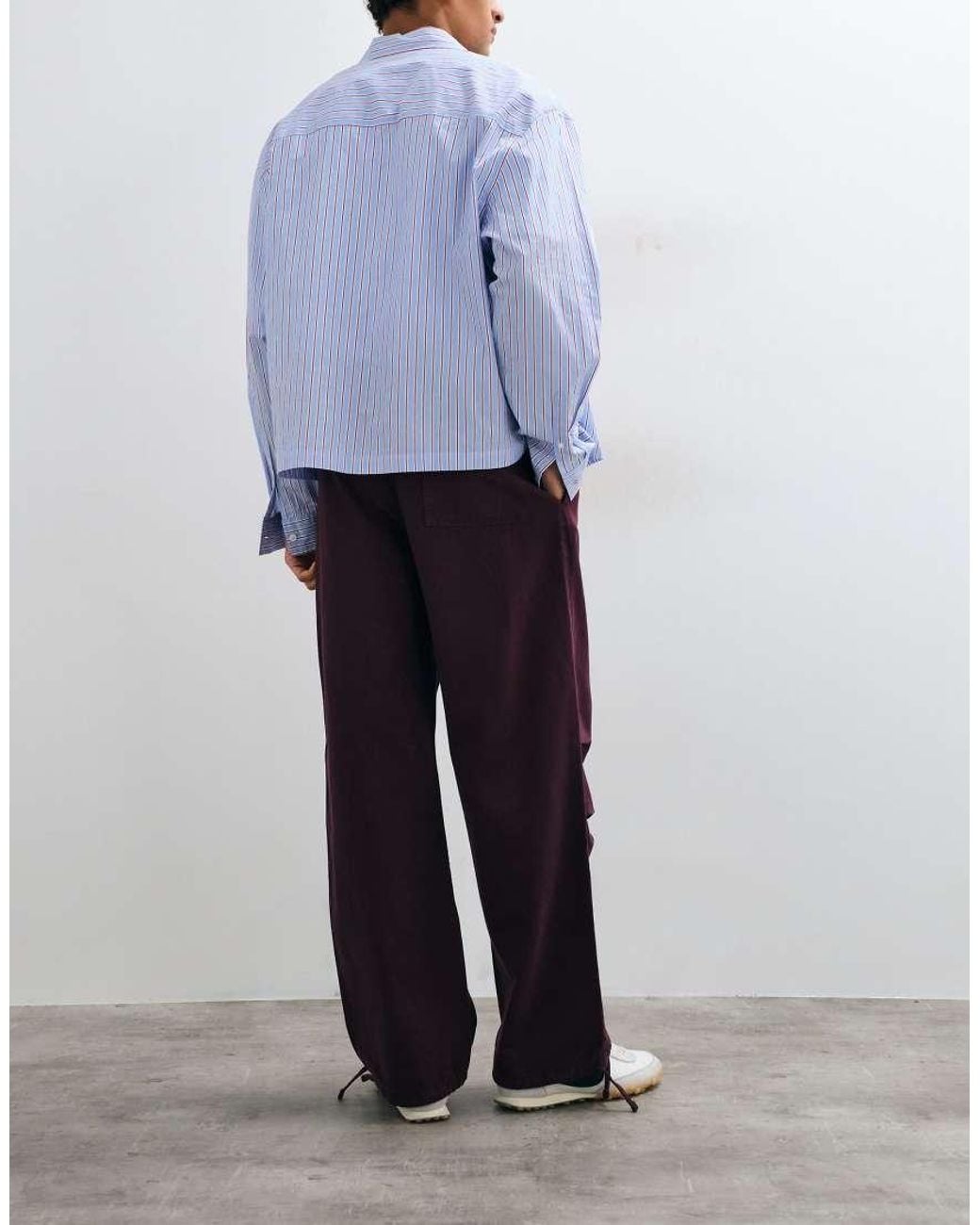 ASOS Blue baggy Trousers for men