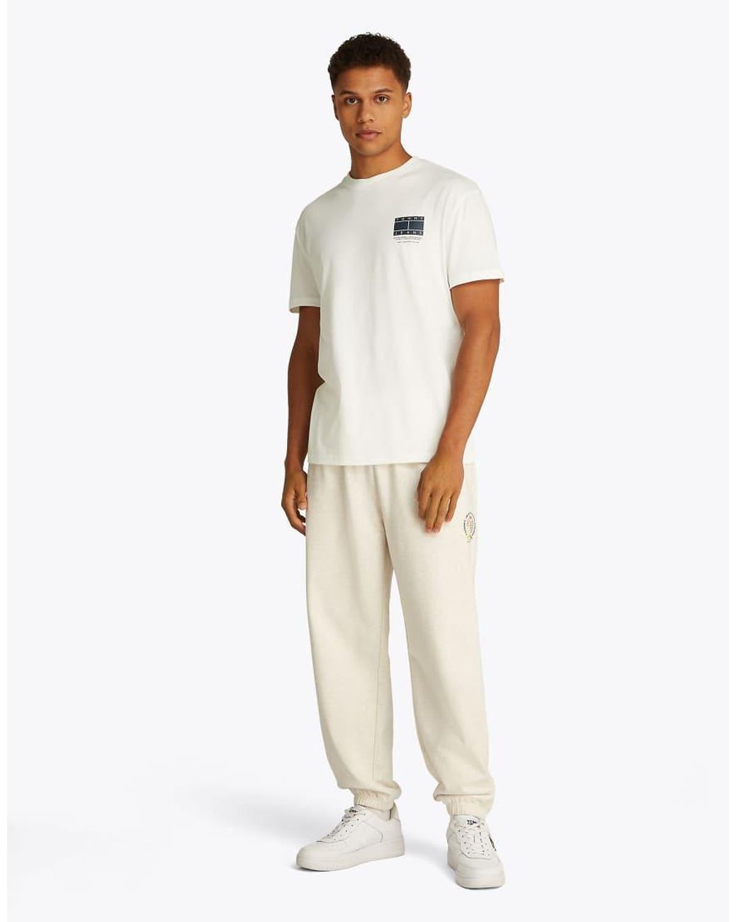 Tommy Hilfiger White Graphic T-shirt for men