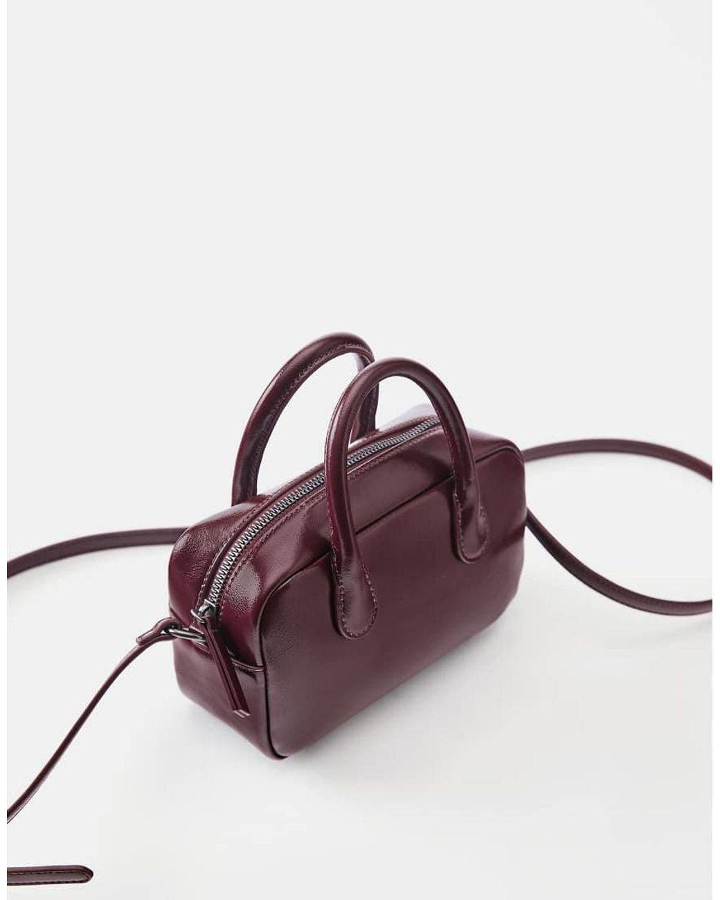 Pull&Bear Purple Mini Crossbody Bag
