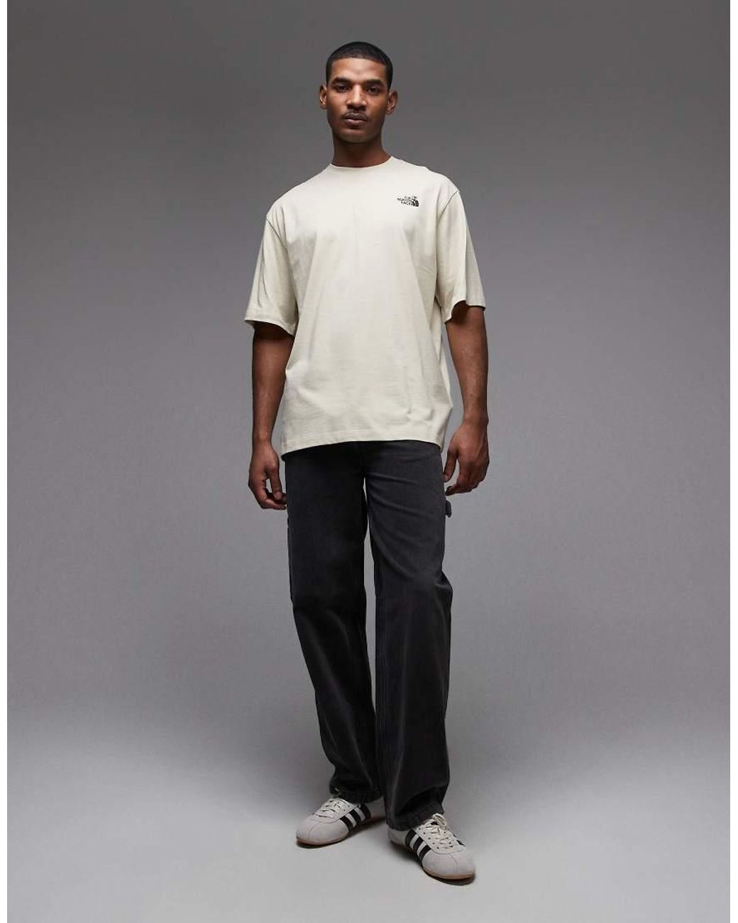 The North Face Gray Food Fun Back Print T-shirt for men