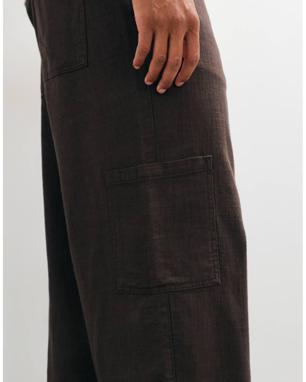 ASOS Black baggy Cargo Pants for men