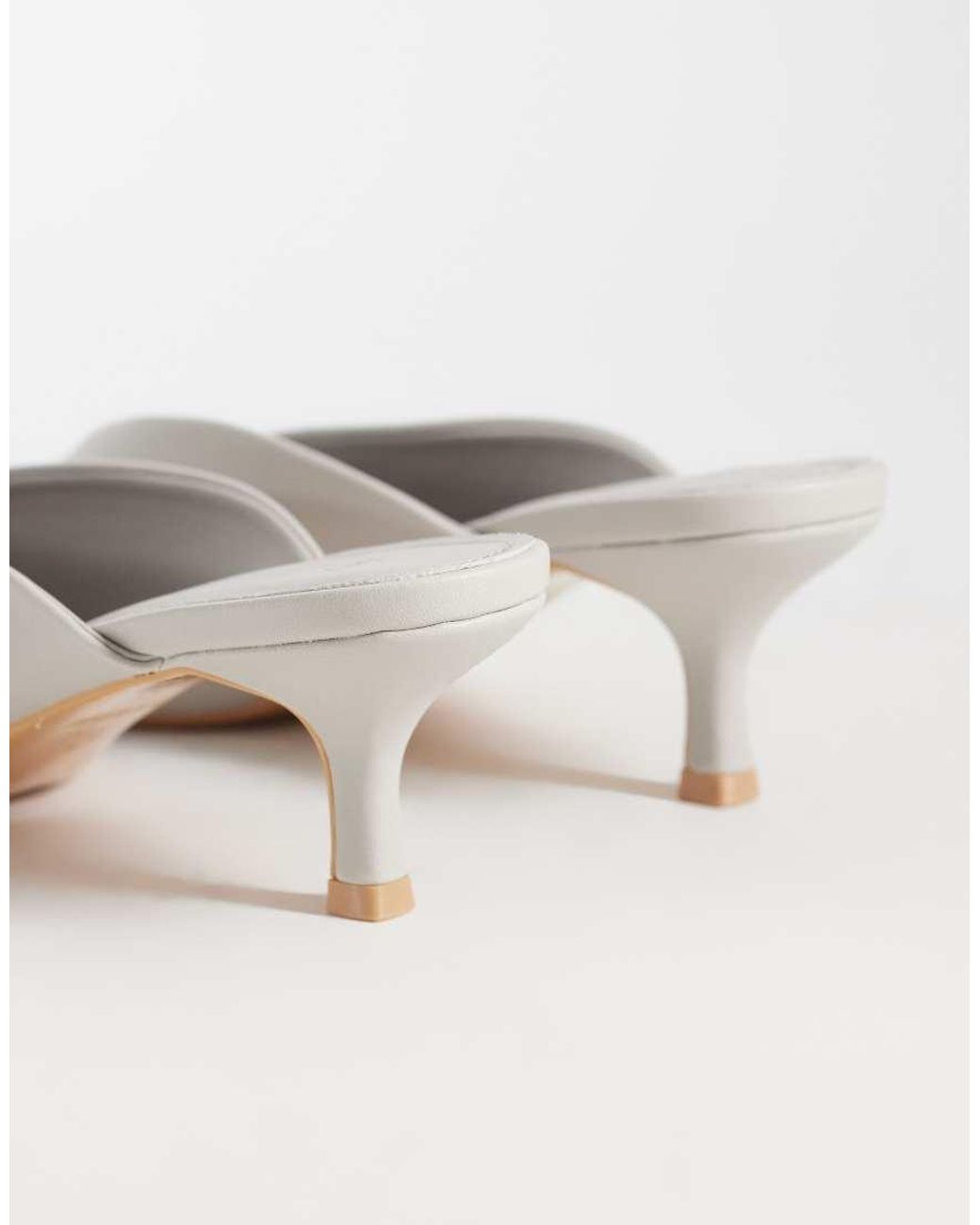 SEQWL White Maybach High Vamp Mules