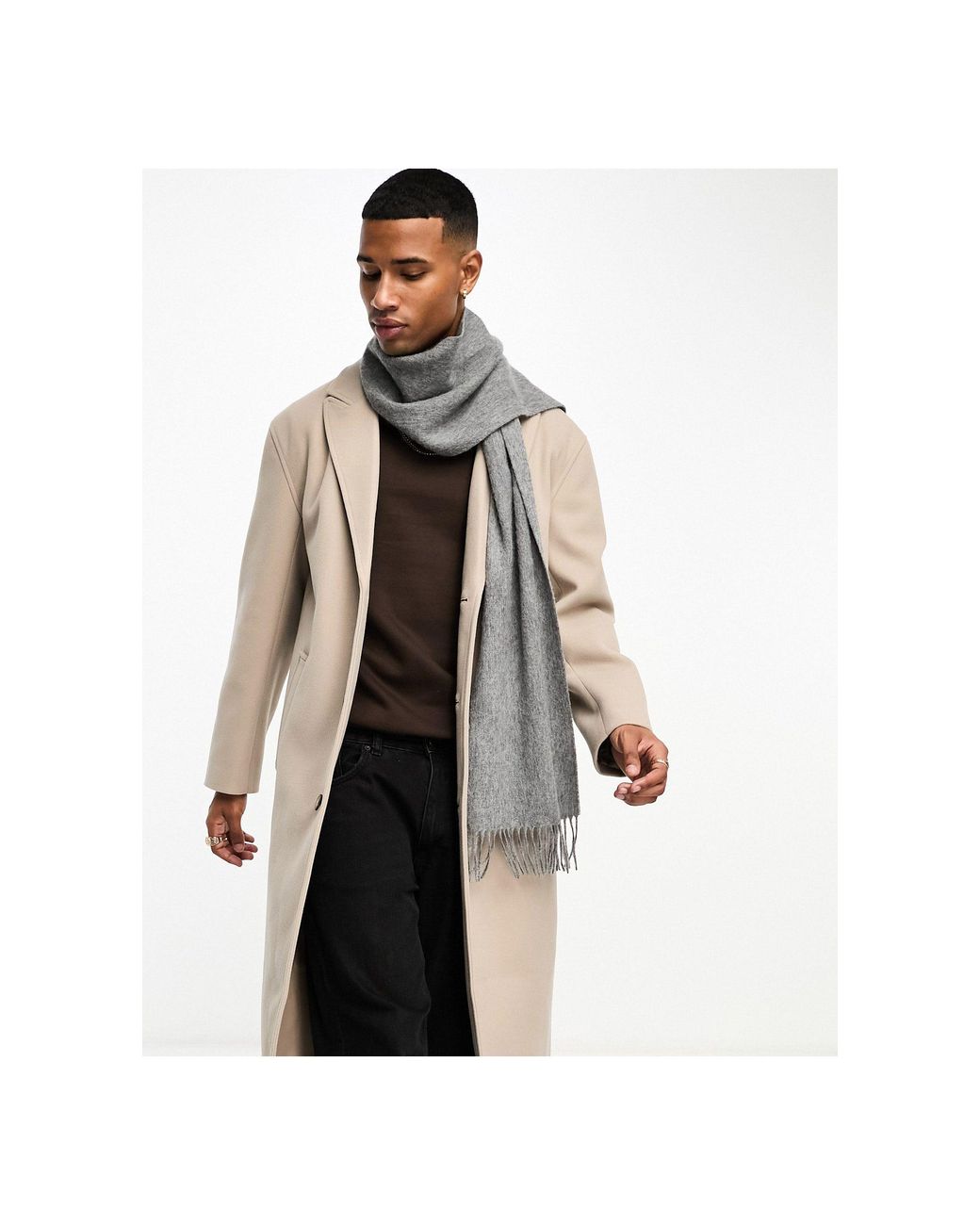Barbour plain lambswool scarf sales