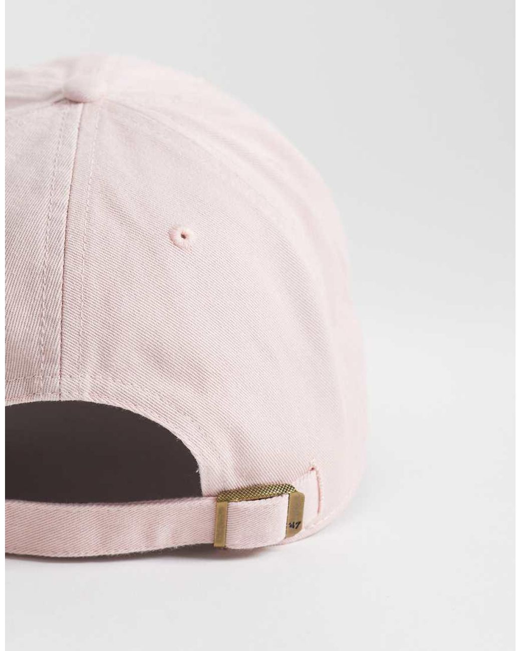 '47 Pink Ny Yankees Womens Clean Up Cap