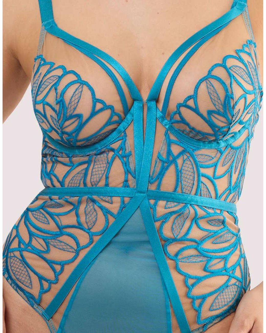 Playful Promises Red Lilith Graphic Embroidery Body
