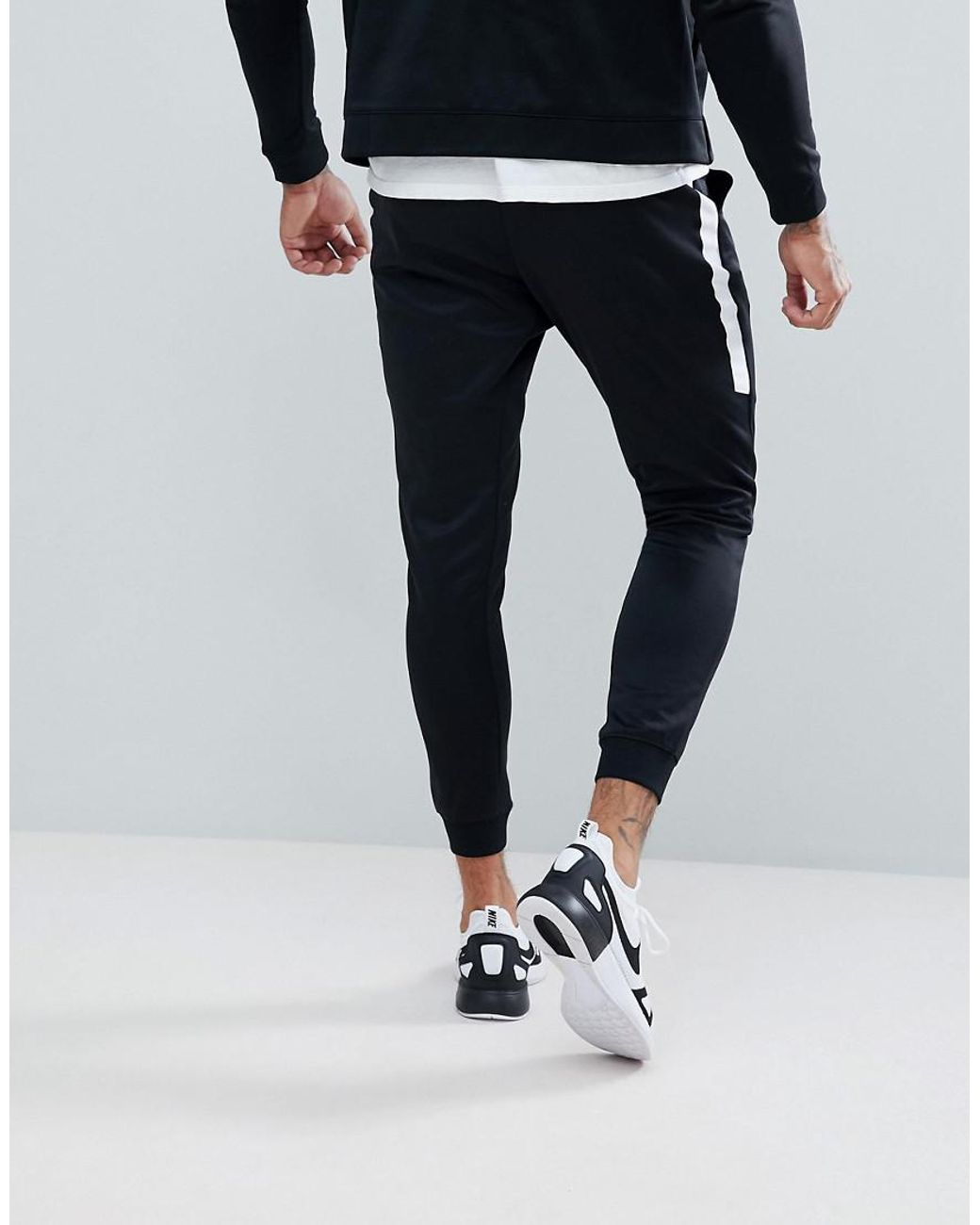Nike Cotton Tribute Poly joggers In Black 884898-010 for Men | Lyst UK