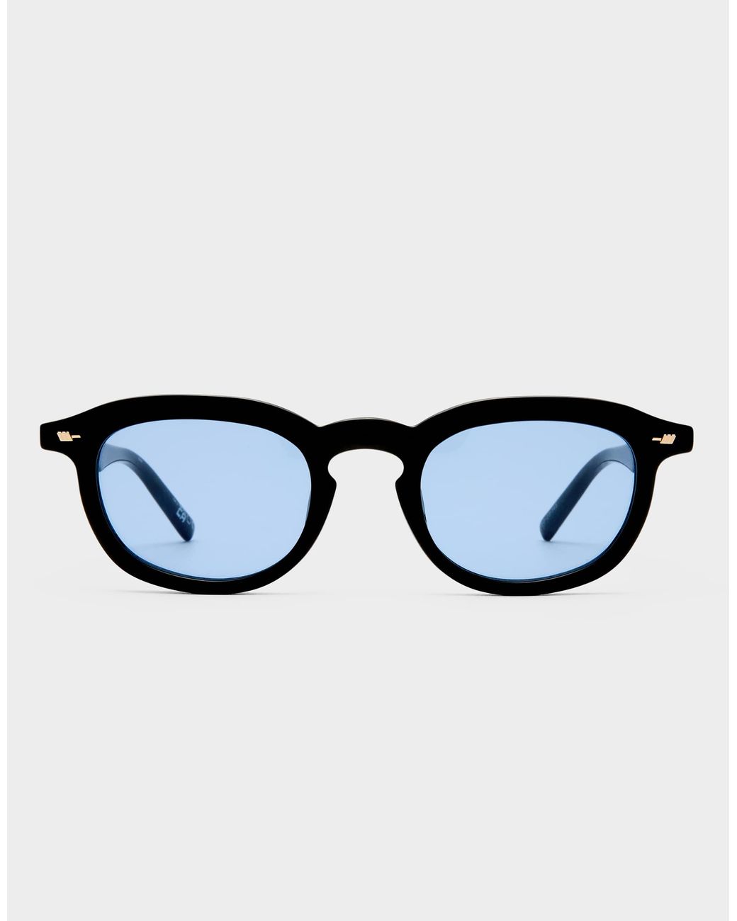 Le Specs Brown – heart throb – runde sonnenbrille