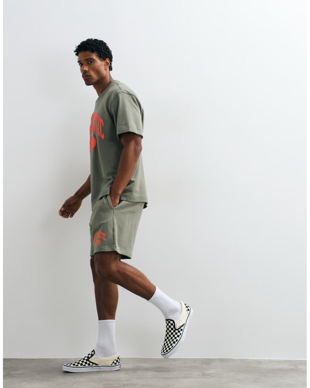 Gap Green Logo Tie Waist Sweat Shorts Co-Ord for men