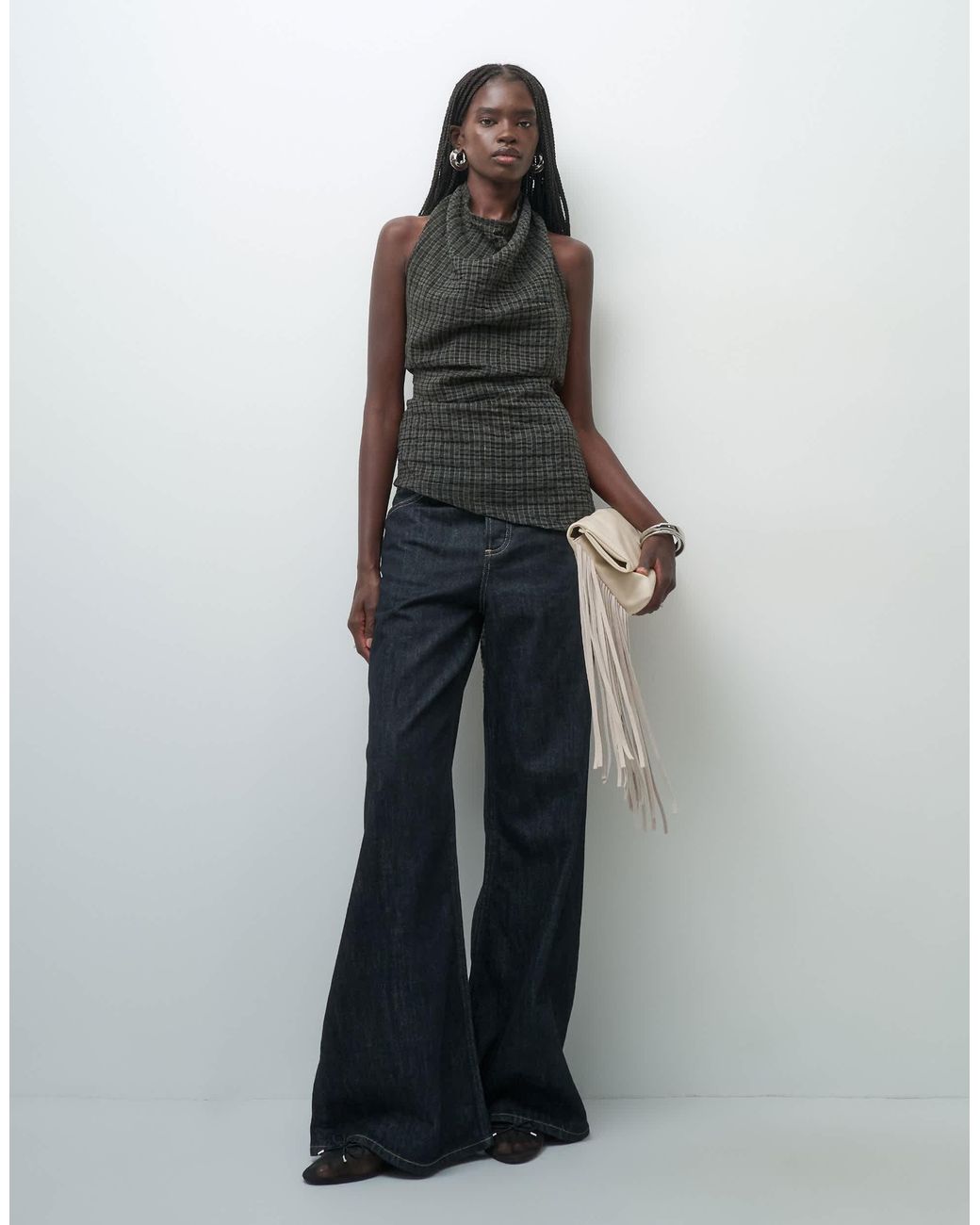 Top ASOS en coloris Gray