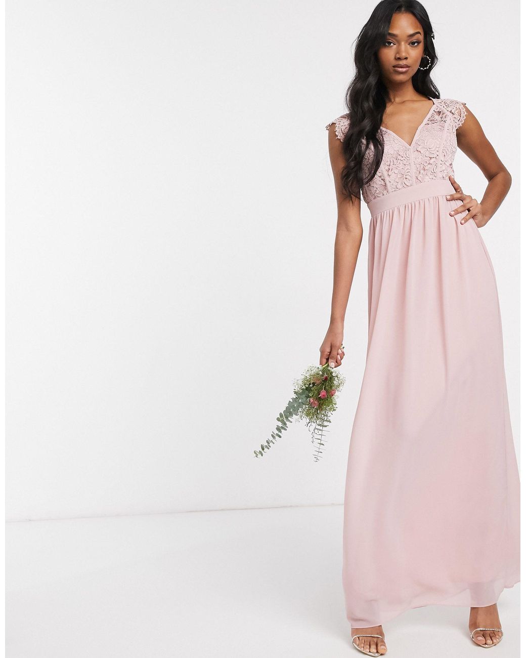 lace open back maxi dress Big sale 