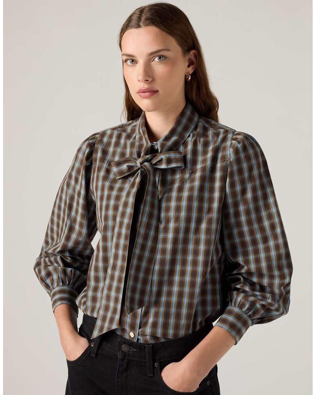 Levi's Gray Judice Western Shirt 007Xn-0008