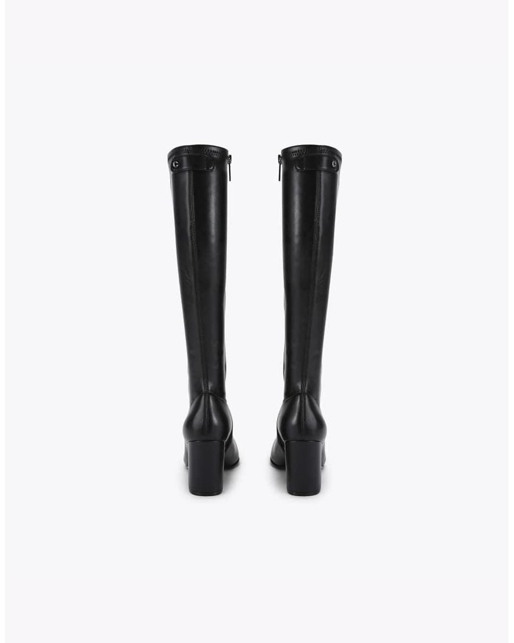 Carvela Kurt Geiger Black Strut High Knee Boots