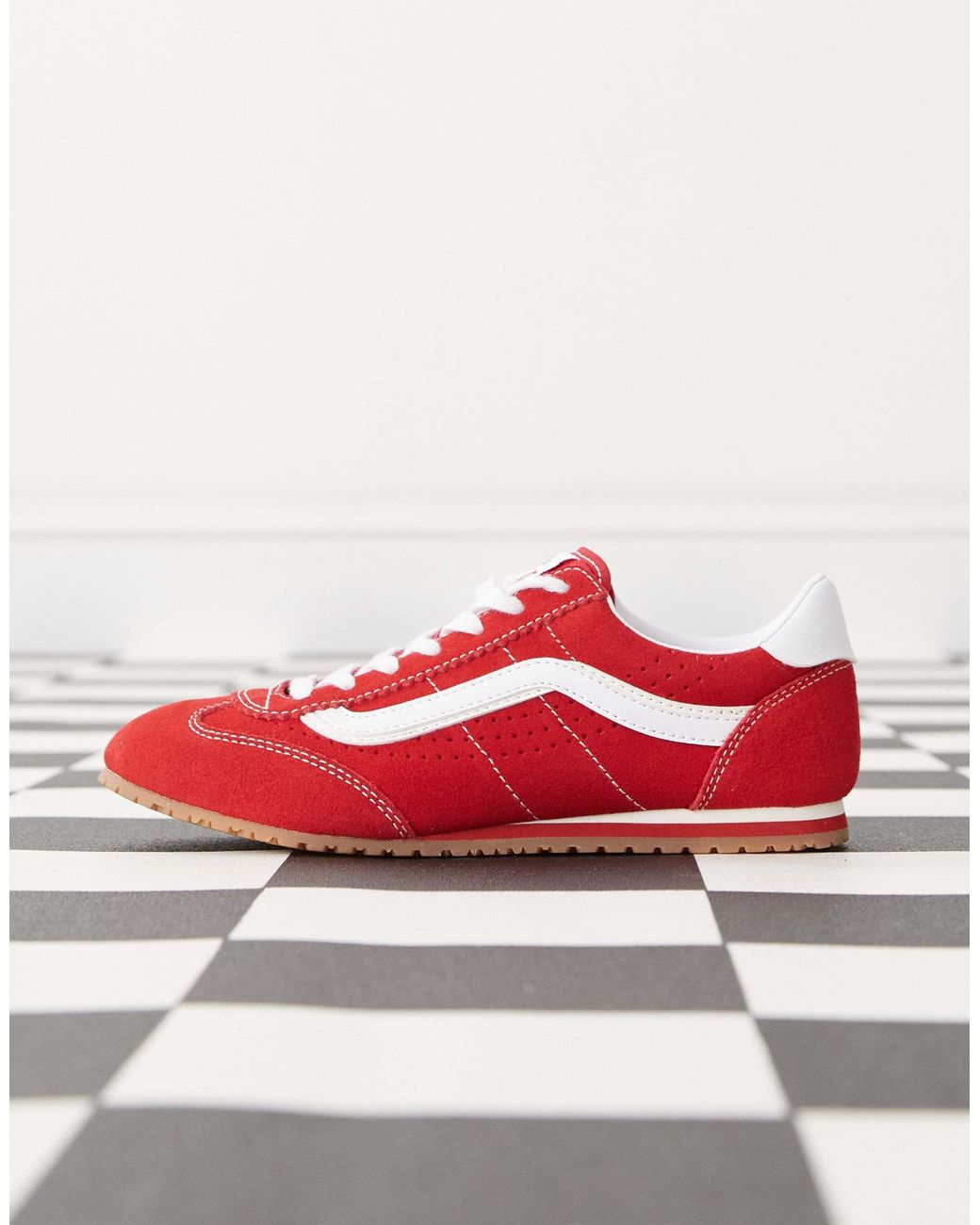 Vans White Super Lowpro Sneakers
