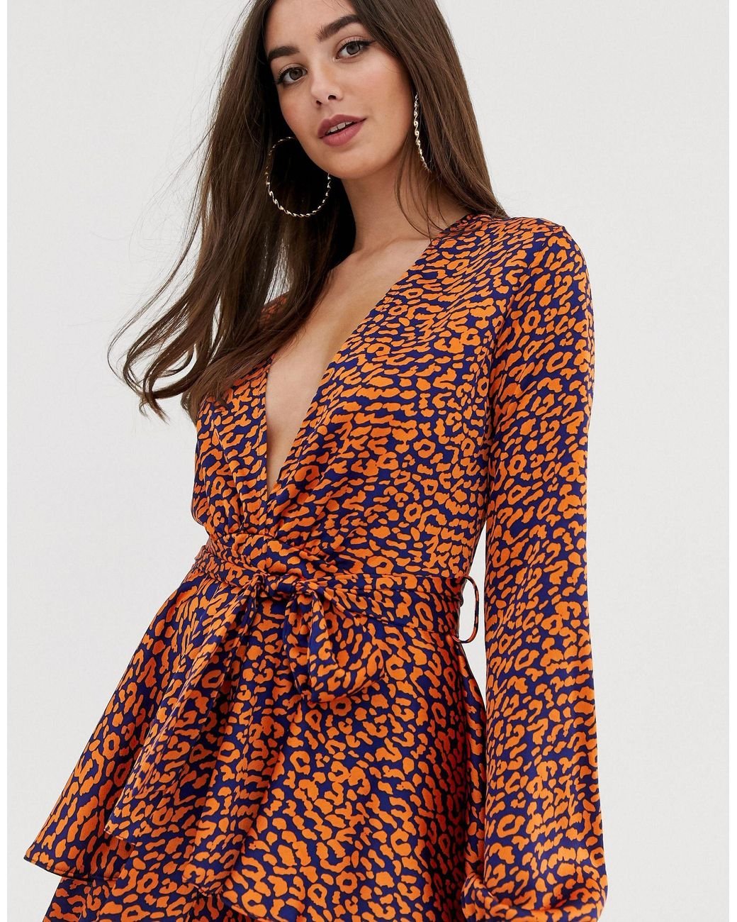 john zack plunge skater dress