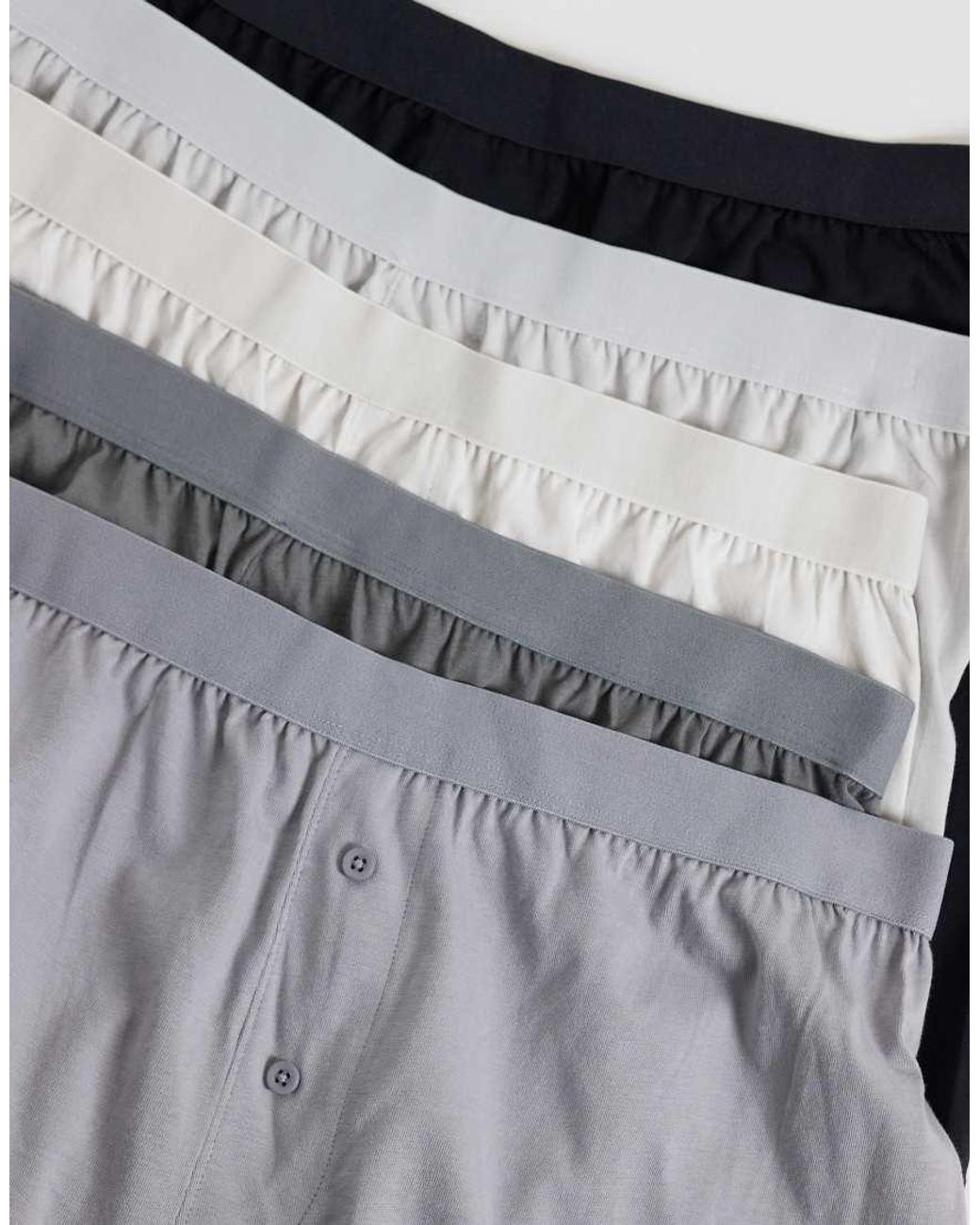 ASOS Gray 5 Pack Boxers for men