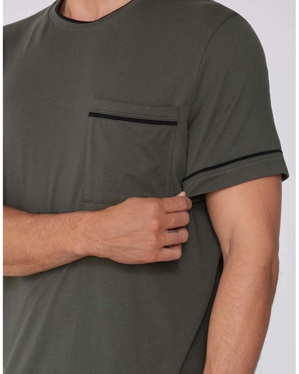 Tezenis Gray Short Pyjamas With Pocket for men
