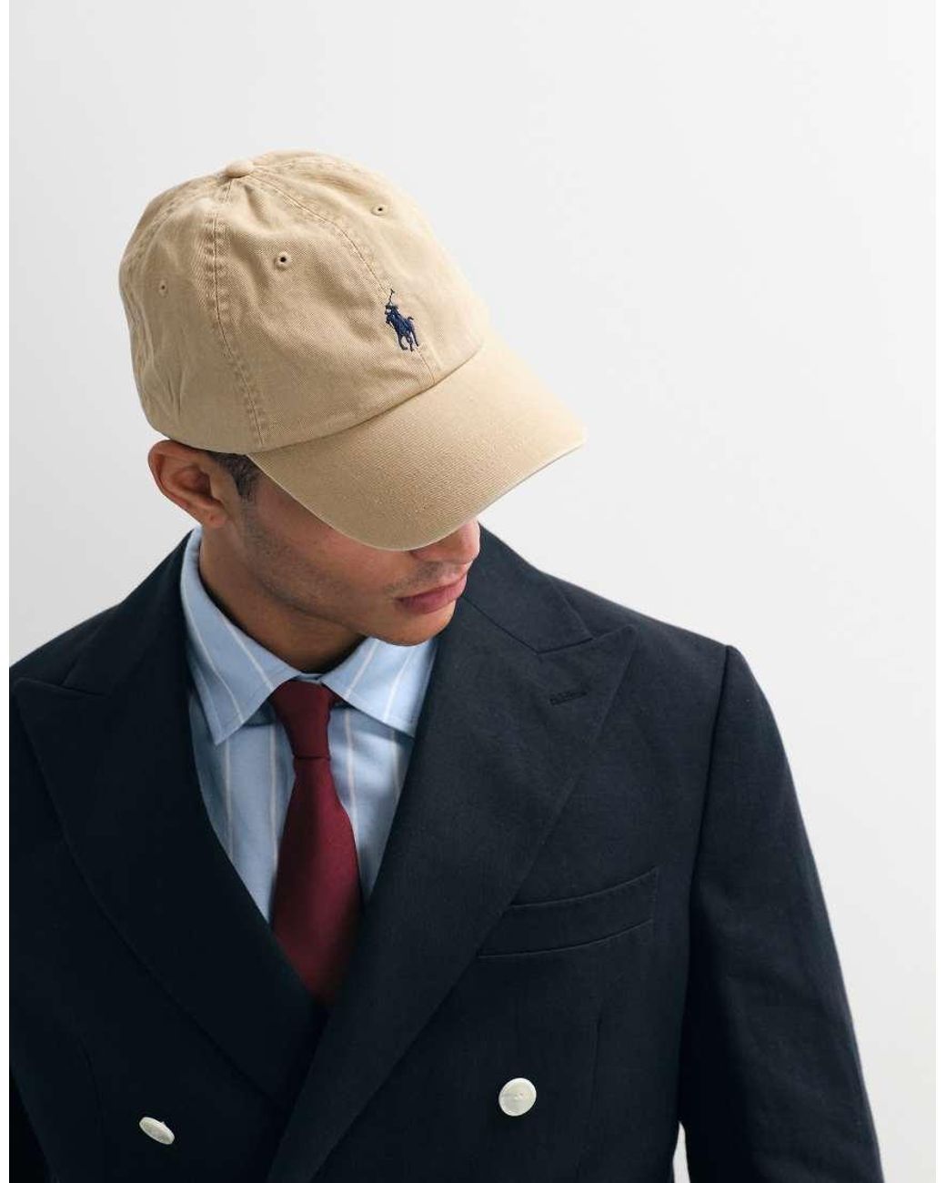 Polo Ralph Lauren Blue Icon Logo Twill Baseball Cap for men