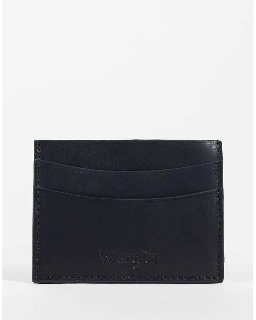 Wrangler Black Card Holder for men
