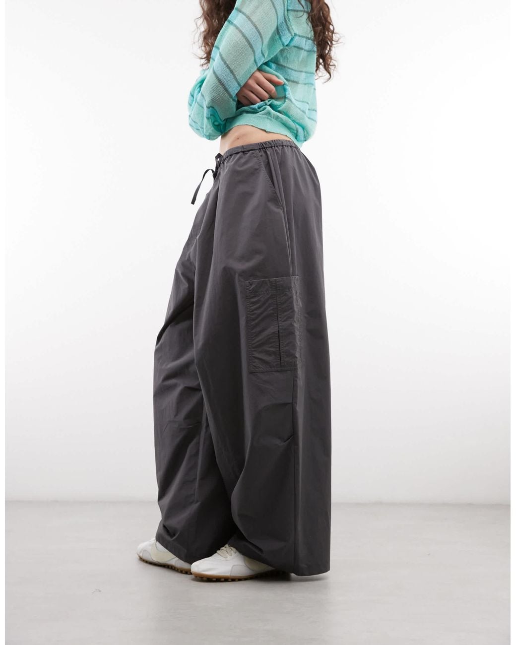 Collusion Multicolor Ballonhose mit bindebund